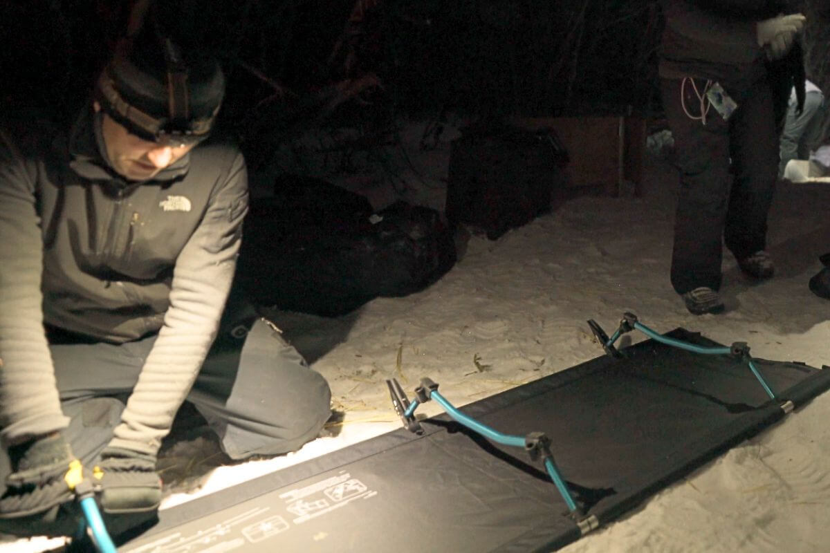 Why you should sleep on a cot while winter camping | Gone Camping Again Why you should sleep on a cot while winter camping | Gone Camping Again